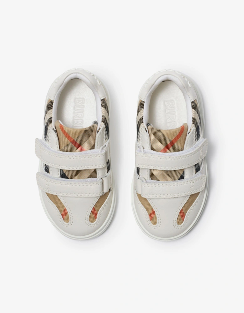 Baby Check Trainers in White