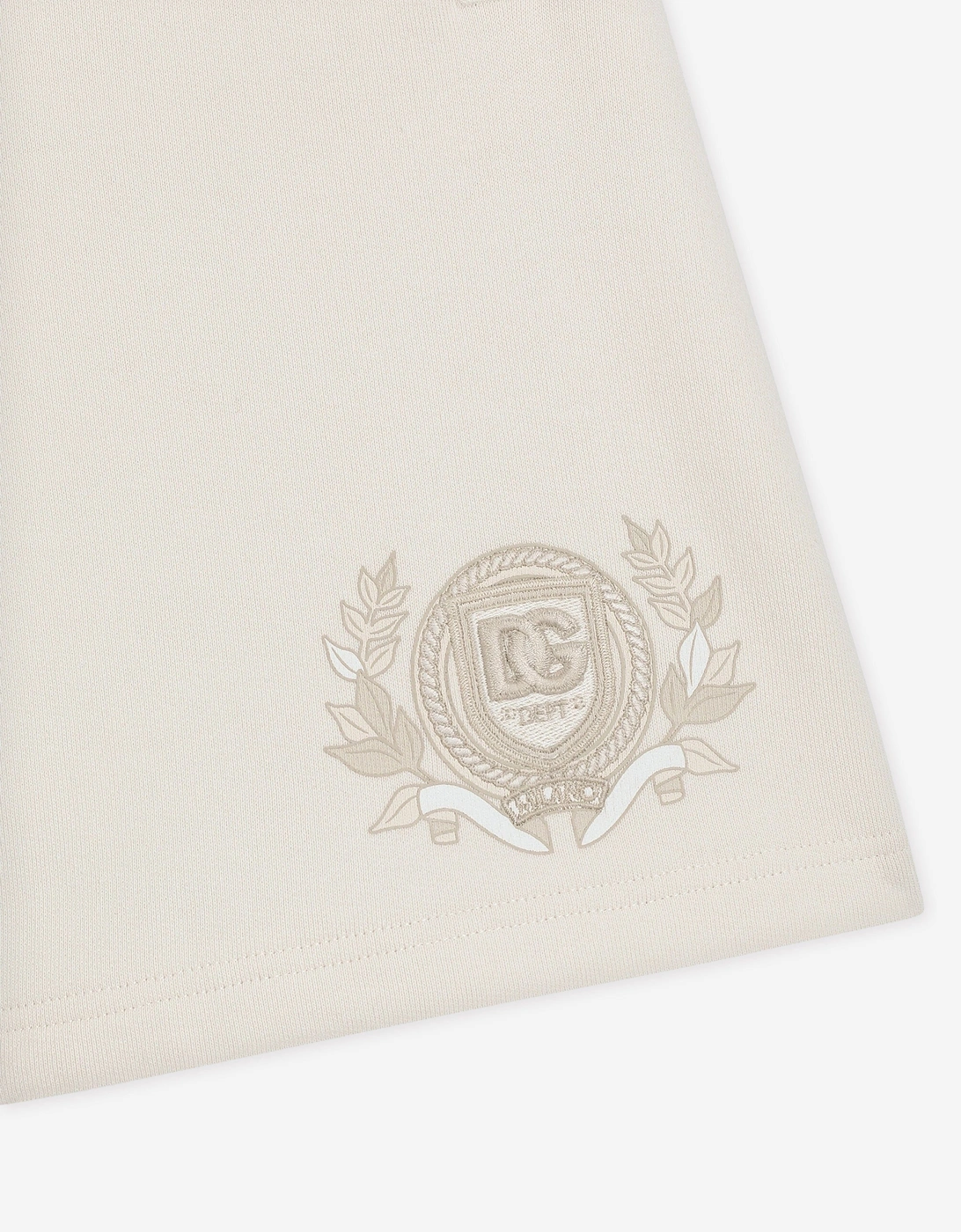 Boys Logo Bermuda Shorts in Ivory