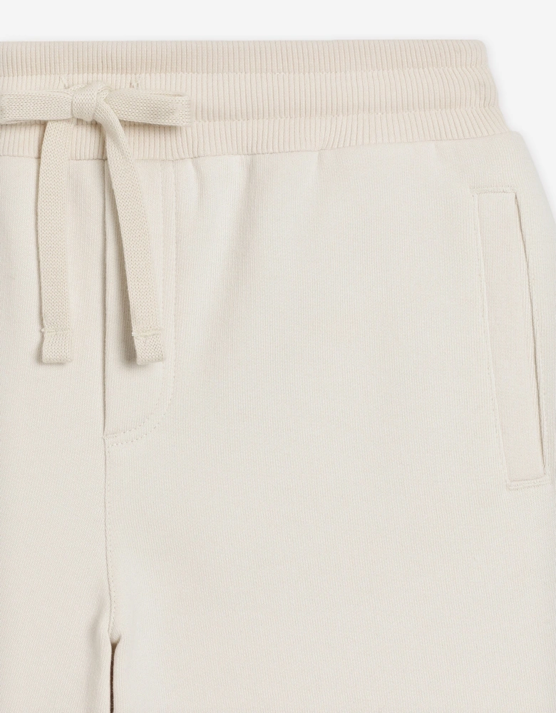 Boys Logo Bermuda Shorts in Ivory