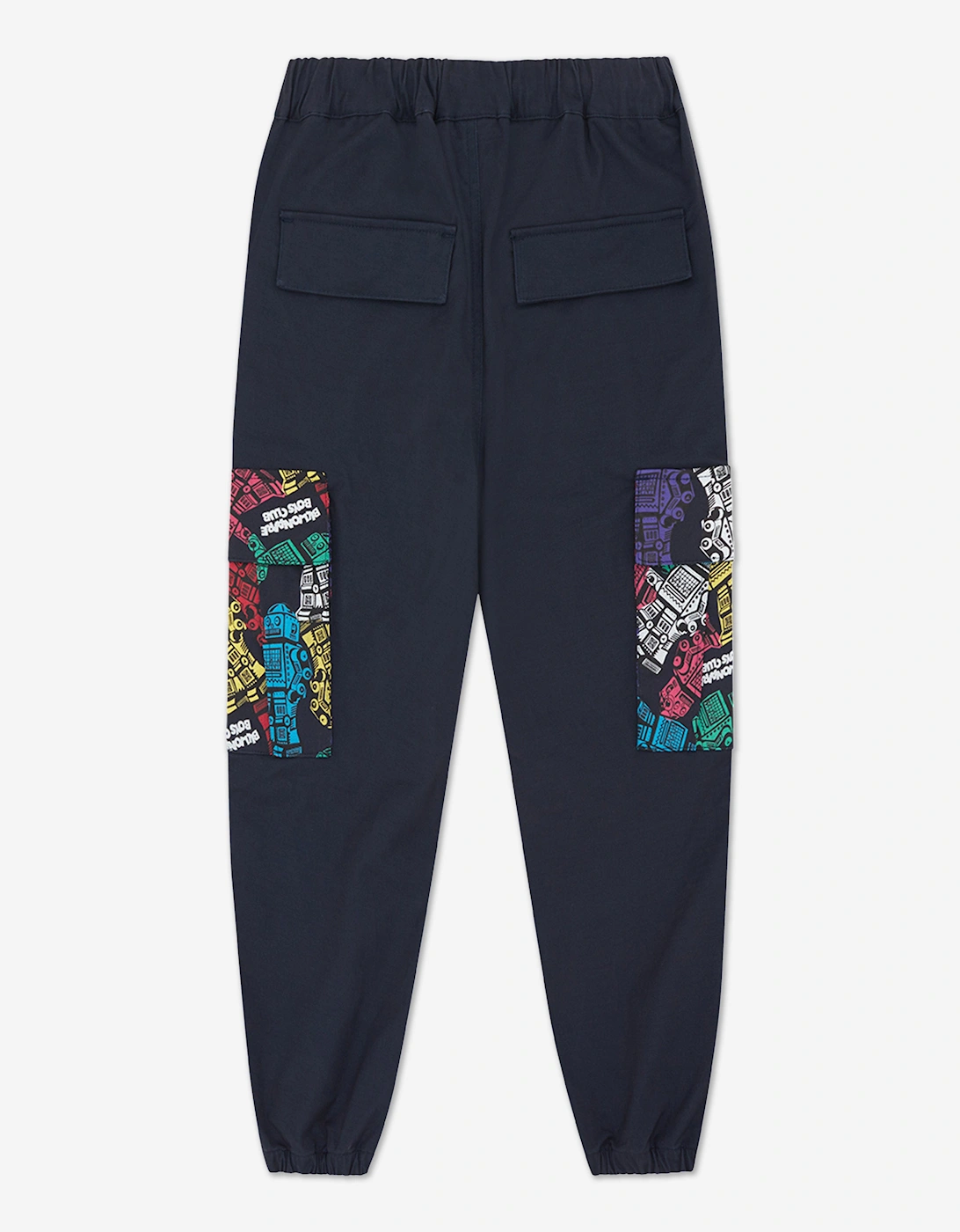 Boys Robot Cargo Trousers in Navy