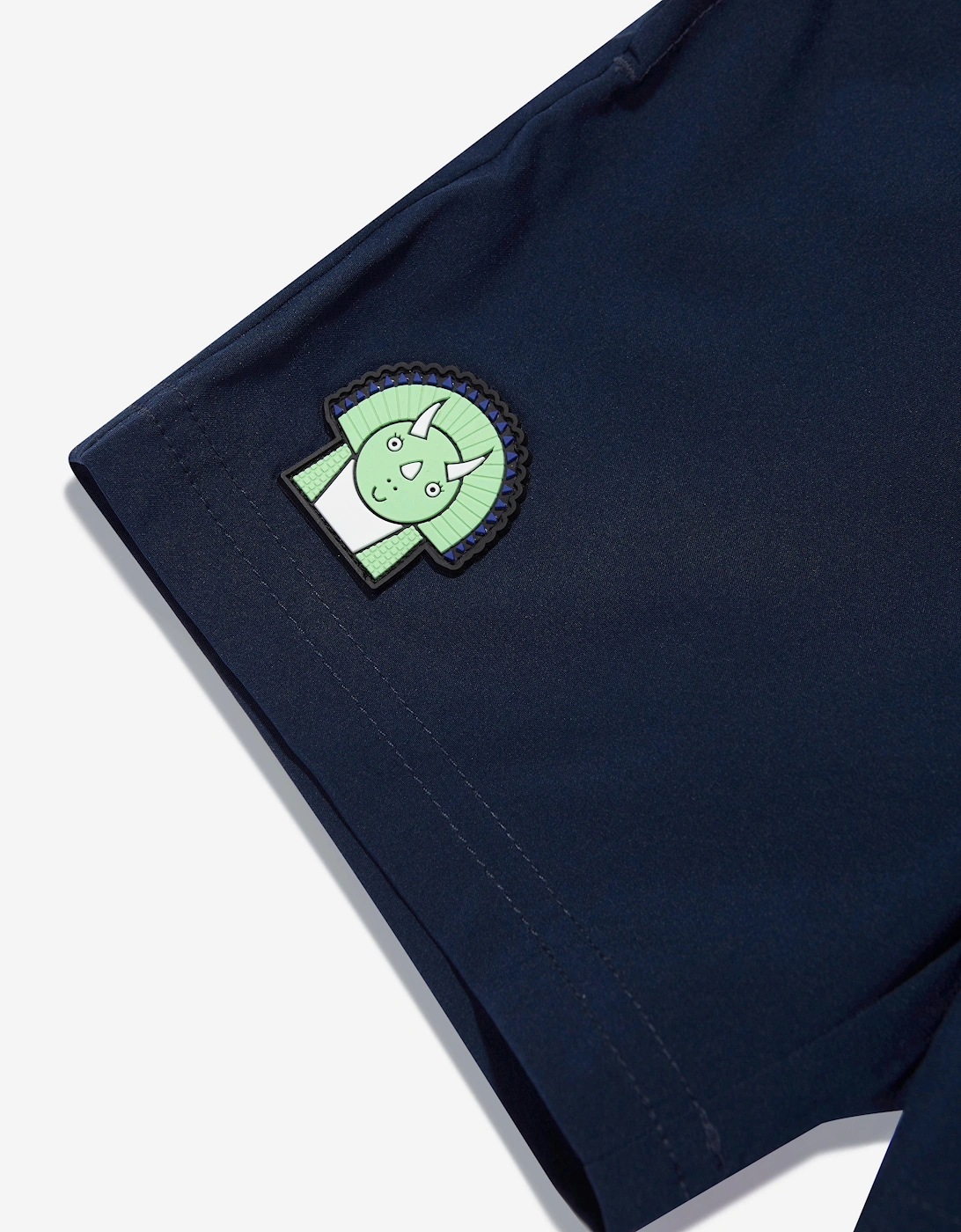 Boys Spike The Dinosaur Swim Shorts in Navy