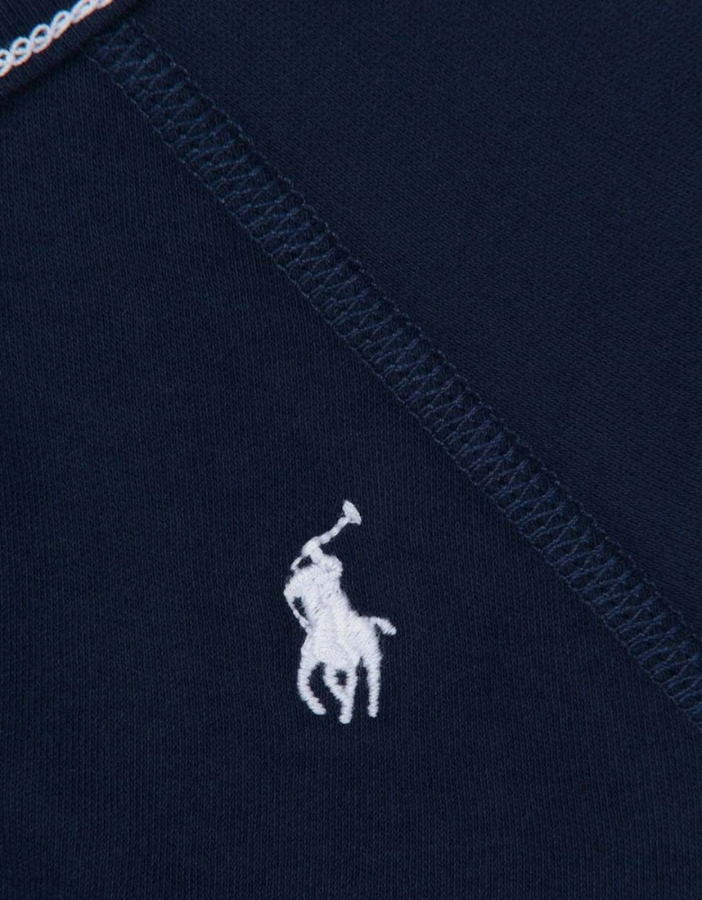 Baby Boys Logo Babygrow in Navy