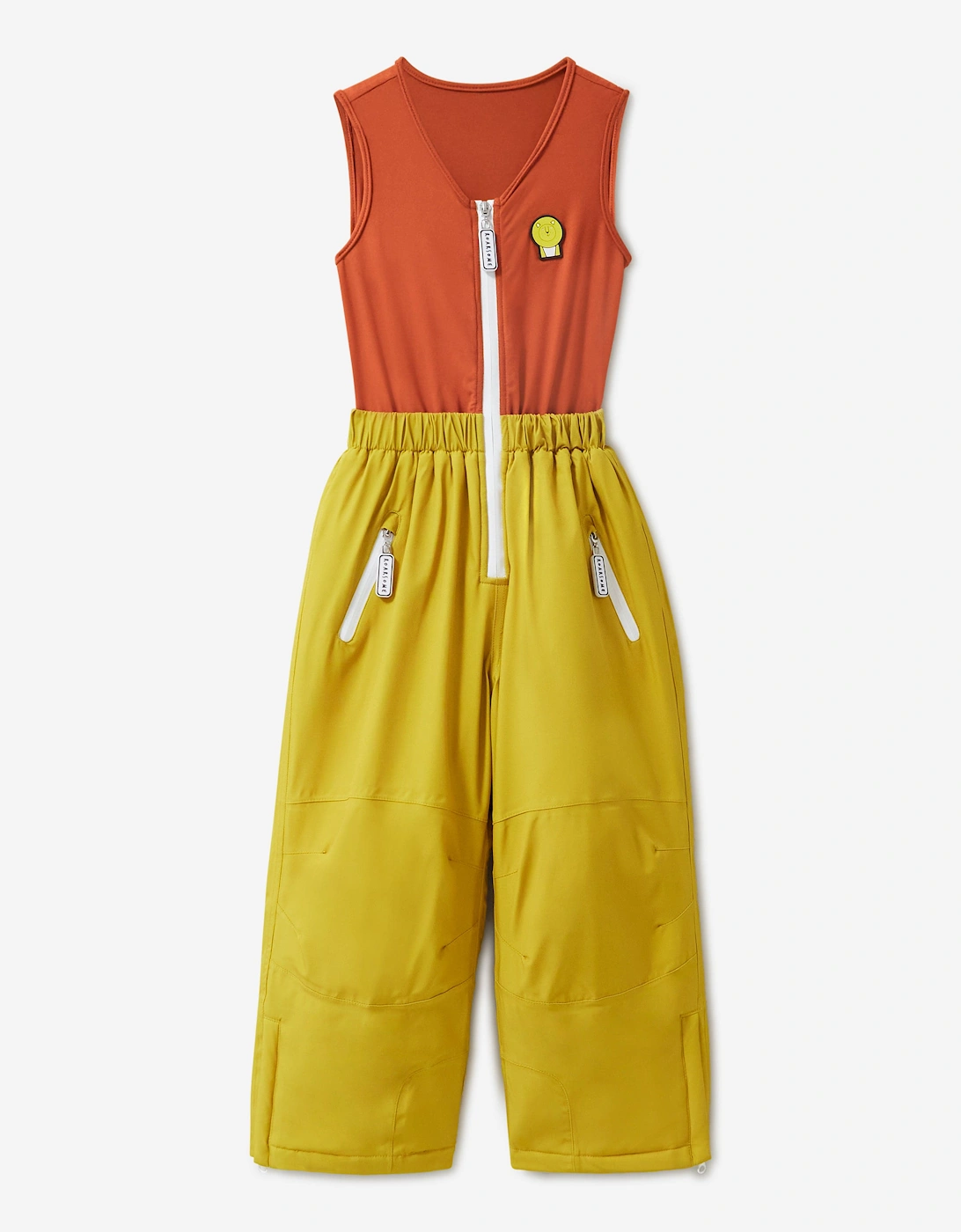 Roarsome Unisex Yellow Cub The Lion Ski Bottoms In - Size: 6 - 7 Yrs Kids