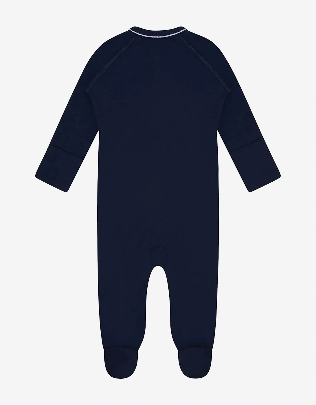 Baby Boys Logo Babygrow in Navy
