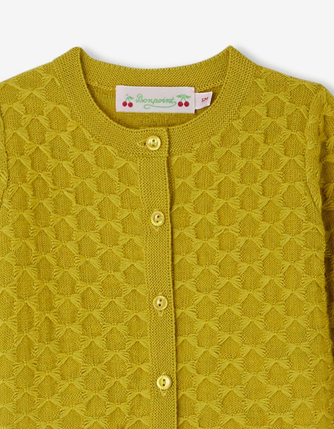Baby Girls Garancia Cardigan in Yellow