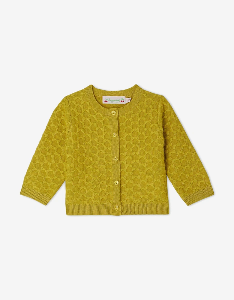 Baby Girls Garancia Cardigan in Yellow