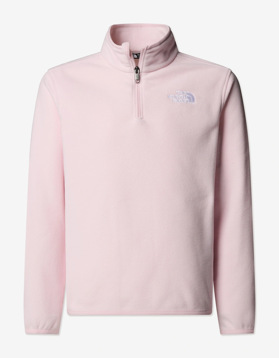 Girls Glacier 1/4 Zip Pullover in Pink, 5 of 4