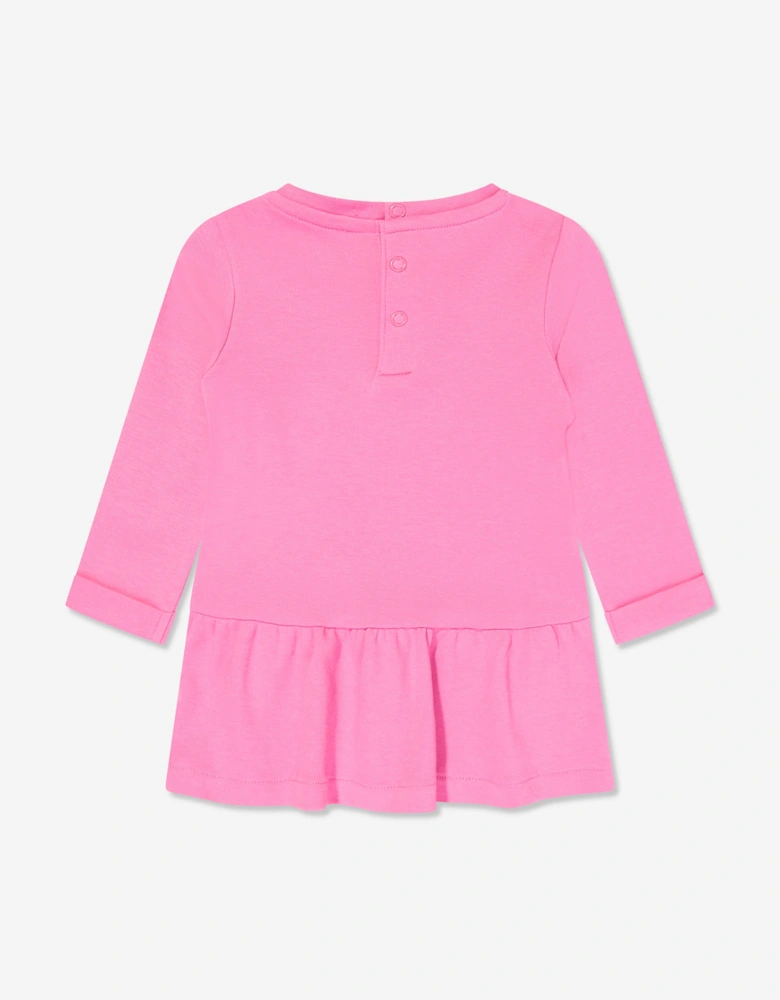 Baby Girls Heart Dress with Knickers in Pink