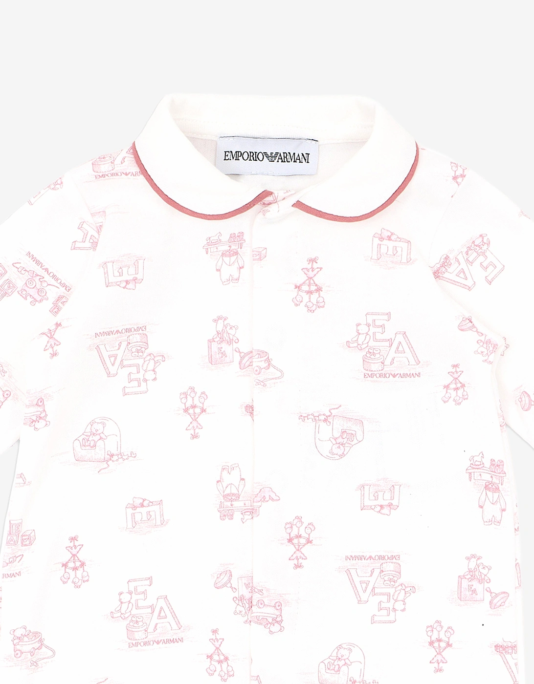 Baby Girls Logo Babygrow in Pink