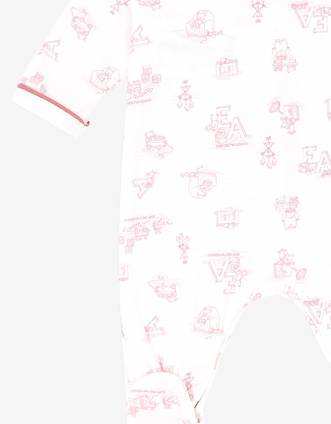 Baby Girls Logo Babygrow in Pink