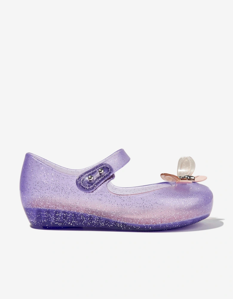 Girls Mini Ultragirl Bugs Ballerinas in Purple