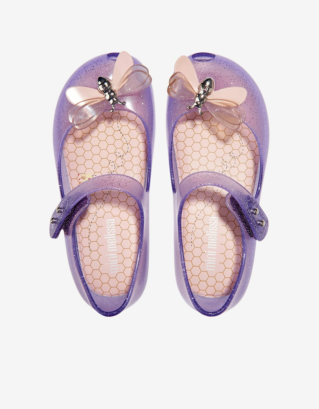 Girls Mini Ultragirl Bugs Ballerinas in Purple