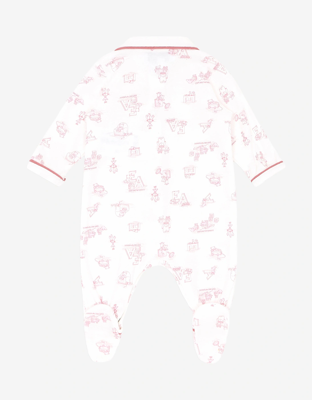 Baby Girls Logo Babygrow in Pink