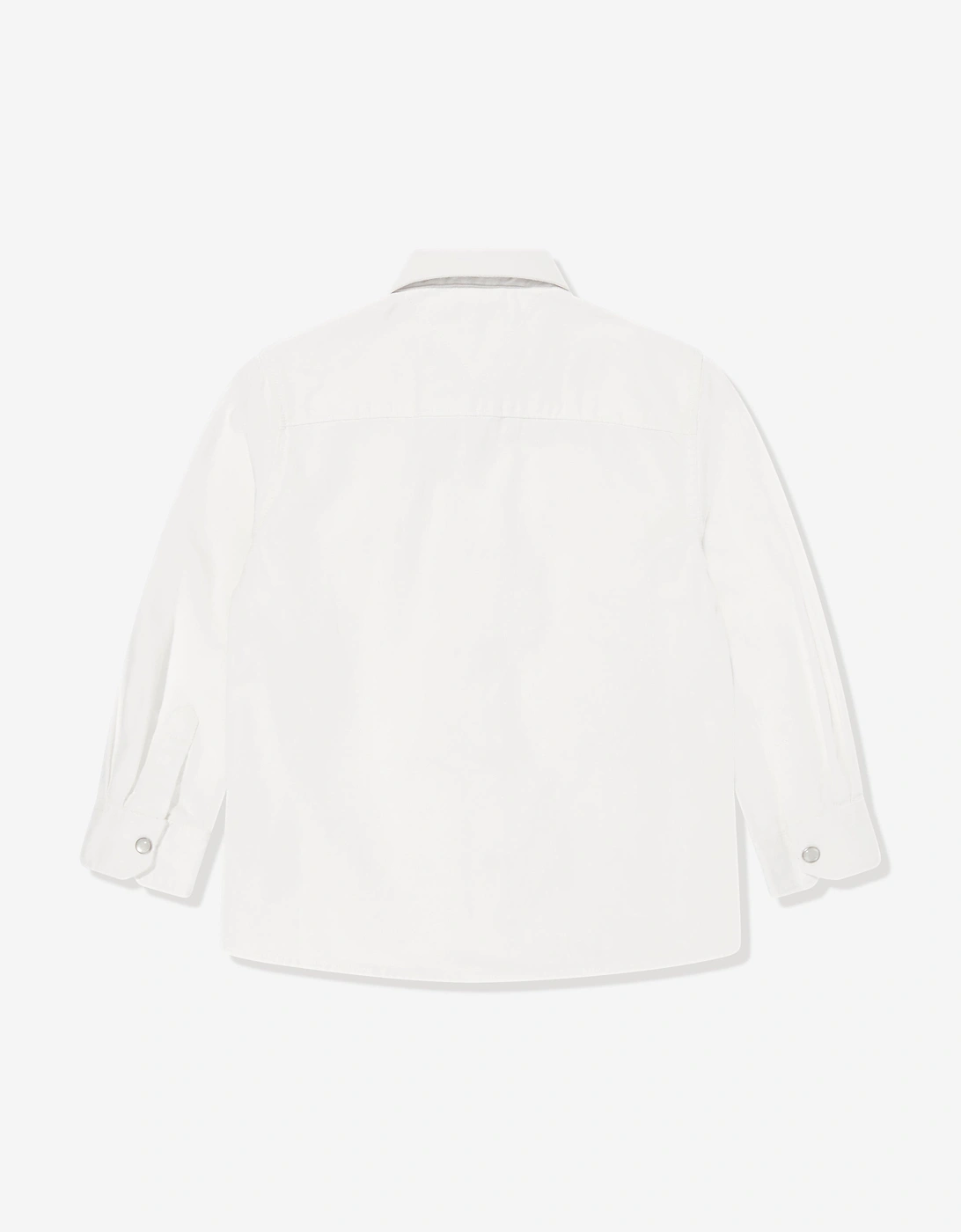 Boys Denim Shirt in White