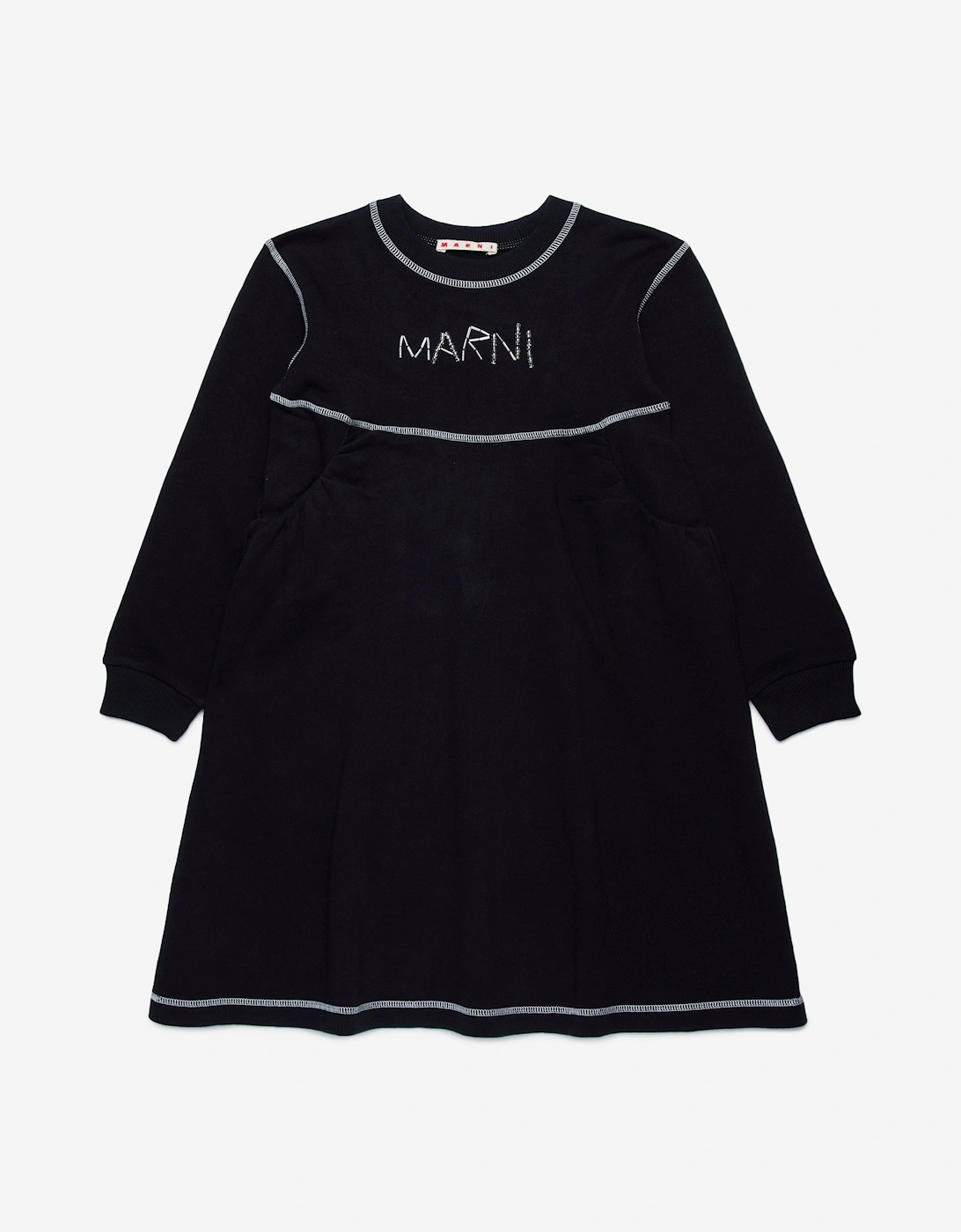 Girls Sweater Dress in Black, 5 of 4