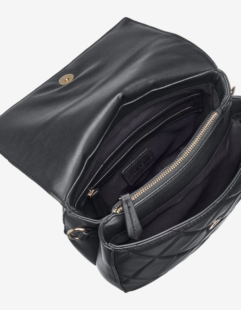 Bigs Flap Bag in Black (24cm)