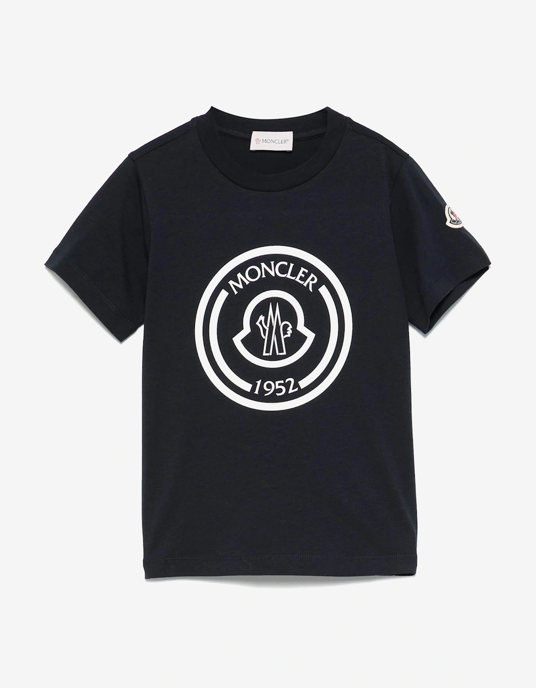 Boys Logo T-Shirt in Navy, 5 of 4
