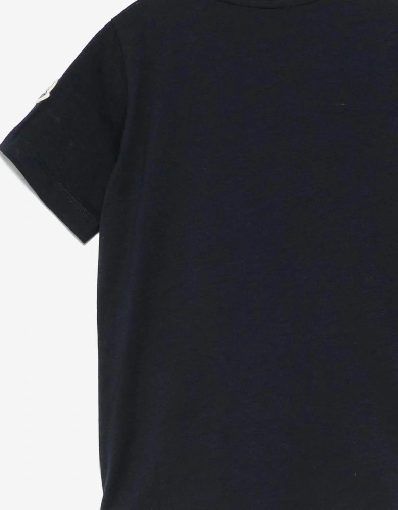 Boys Logo T-Shirt in Navy