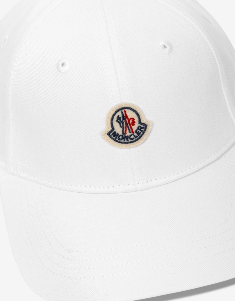Enfant Boys Logo Baseball Cap in White