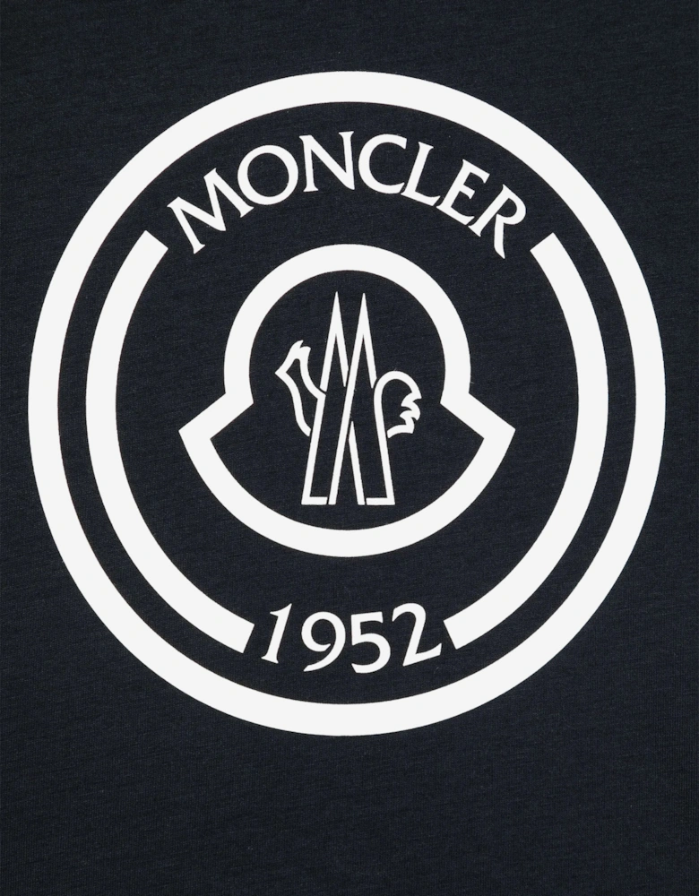 Boys Logo T-Shirt in Navy