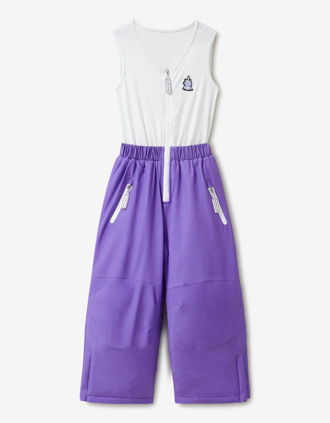 Girls Sparkle The Unicorn Ski Bootoms in Purple, 5 of 4