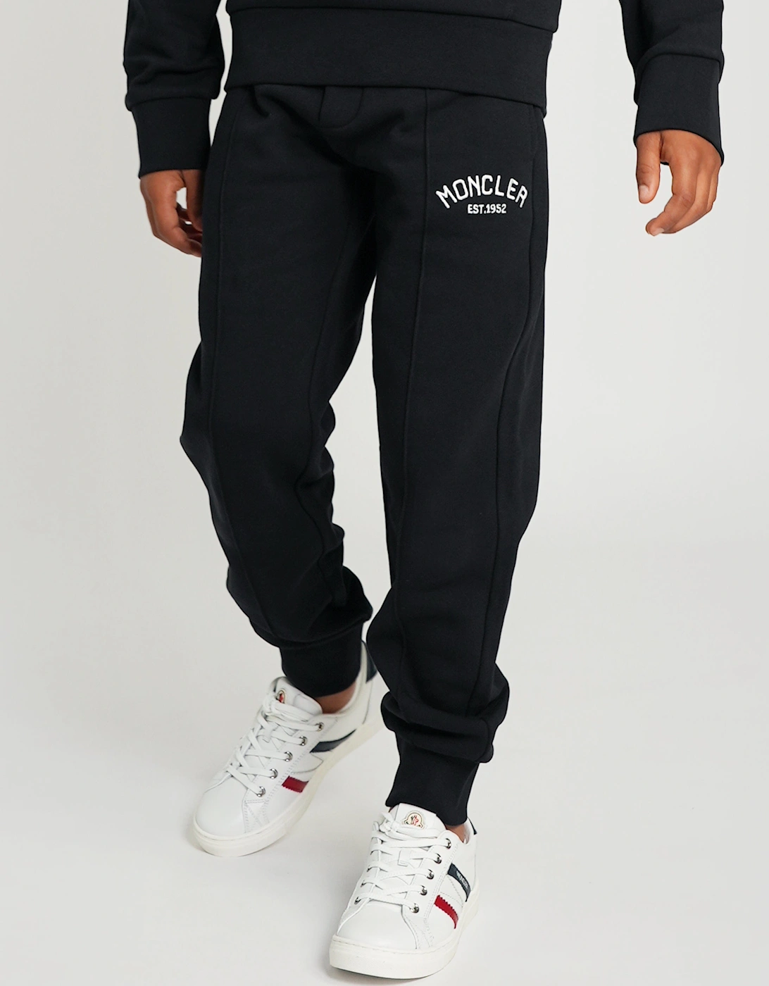 Enfant Boys Logo Joggers in Black, 6 of 5
