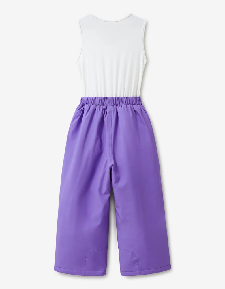 Girls Sparkle The Unicorn Ski Bootoms in Purple