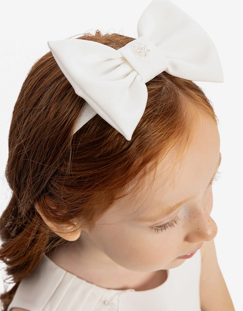 Baby Girls Dress with Headband in Green