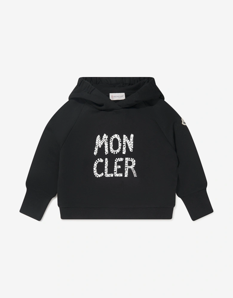 Enfant Girls Logo Print Overhead Hoodie