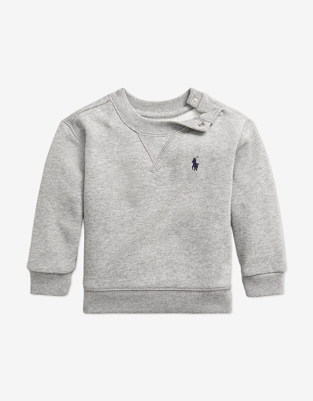 Baby Boys Logo Sweatshirt in Grey, 6 of 5