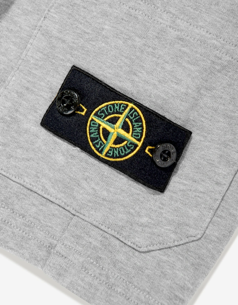 Boys Logo Pocket Shorts in Grey