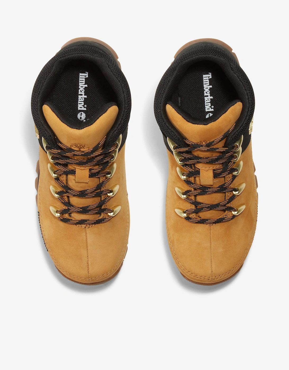 Boys Mid Lace-Up Boots in Beige