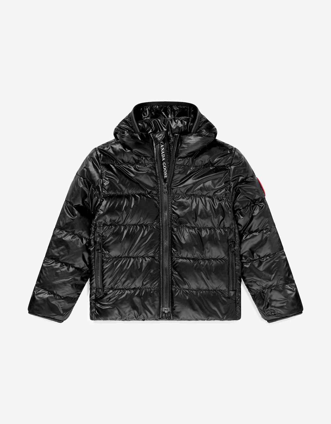 Kids Crofton Down Hooded Jacket in Black, 5 of 4