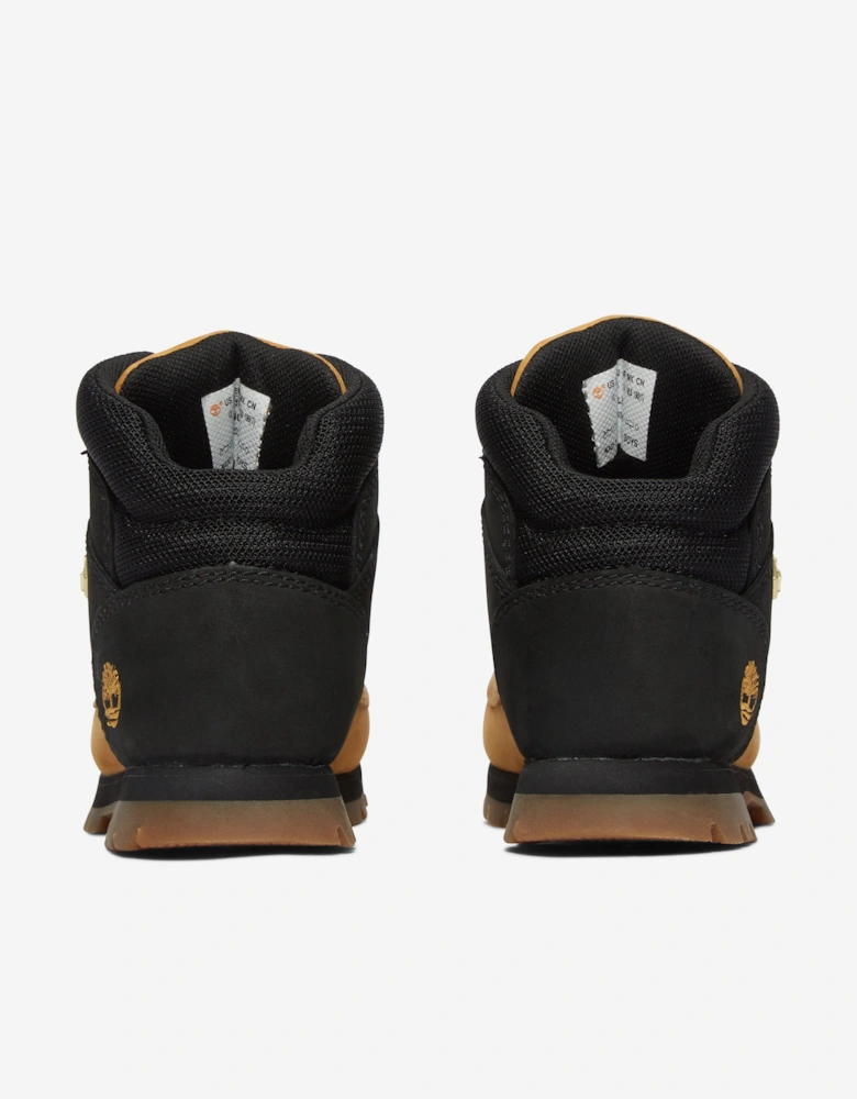 Boys Mid Lace-Up Boots in Beige
