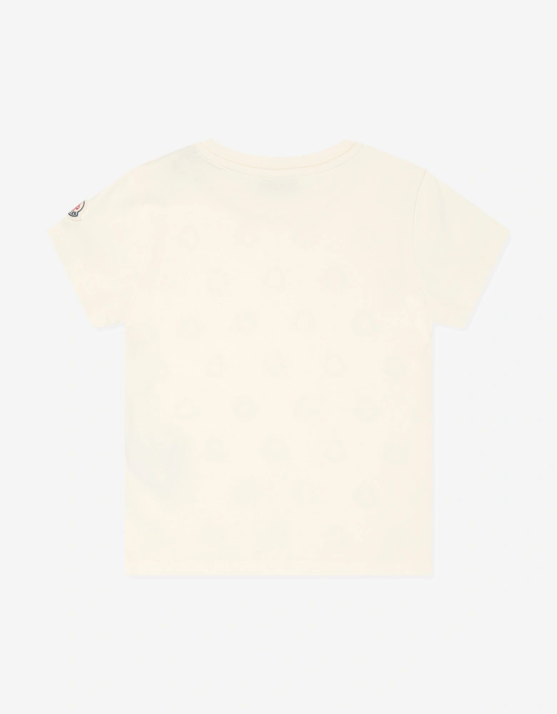 Enfant Girls Logo T-Shirt in Ivory