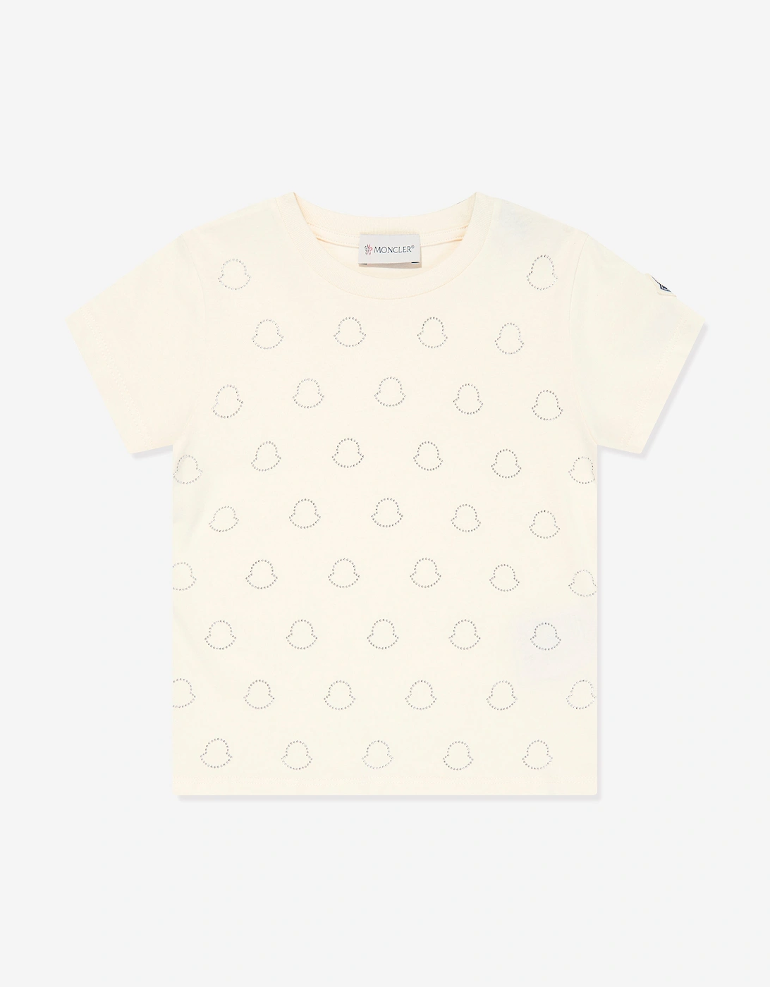 Enfant Girls Logo T-Shirt in Ivory, 5 of 4