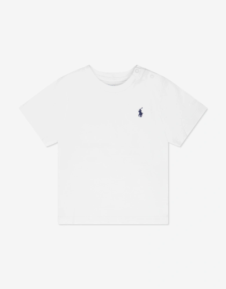 Baby Boys Logo T-Shirt in White