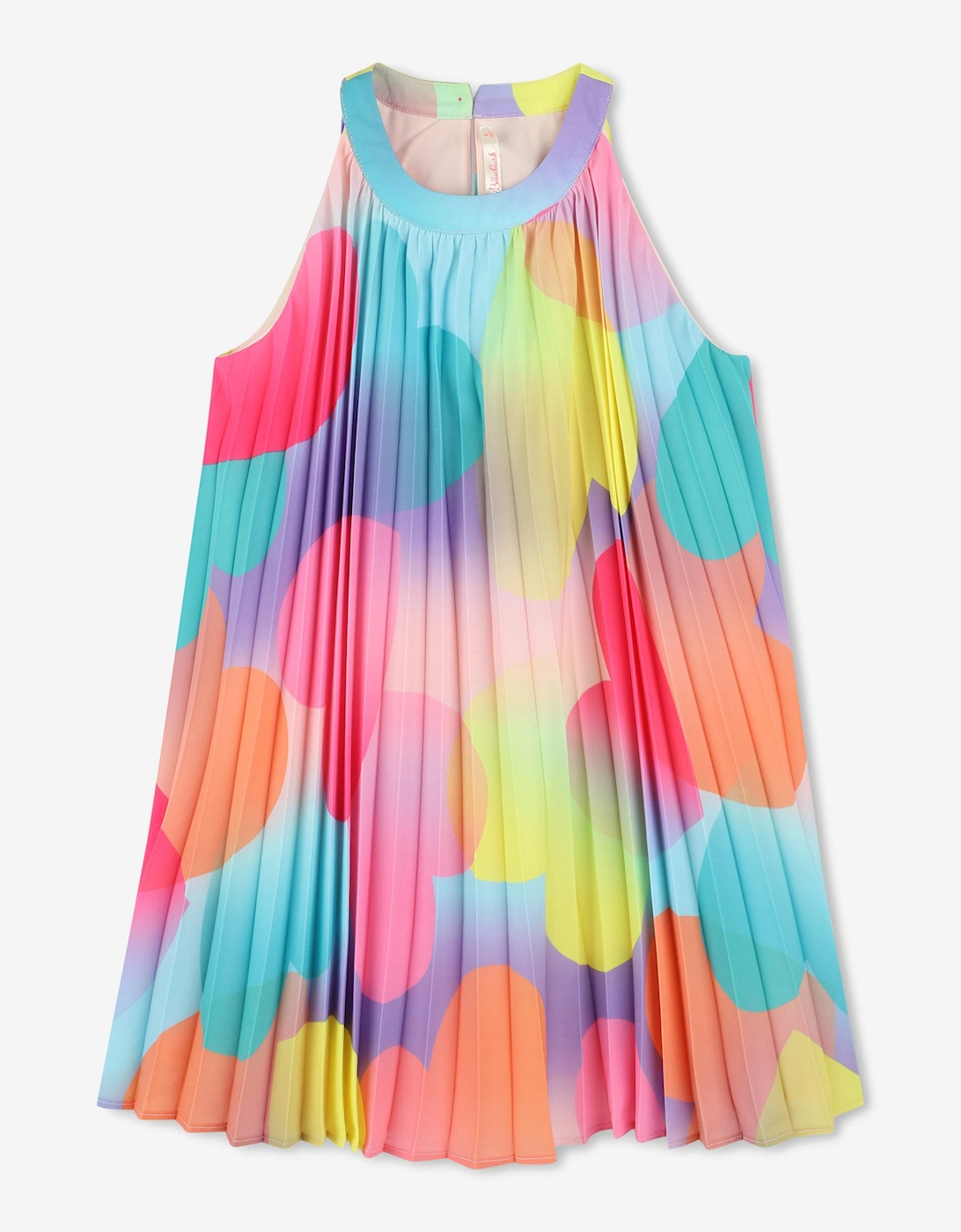 Billieblush Girls Pleated Heart Dress in Multicolour, 5 of 4
