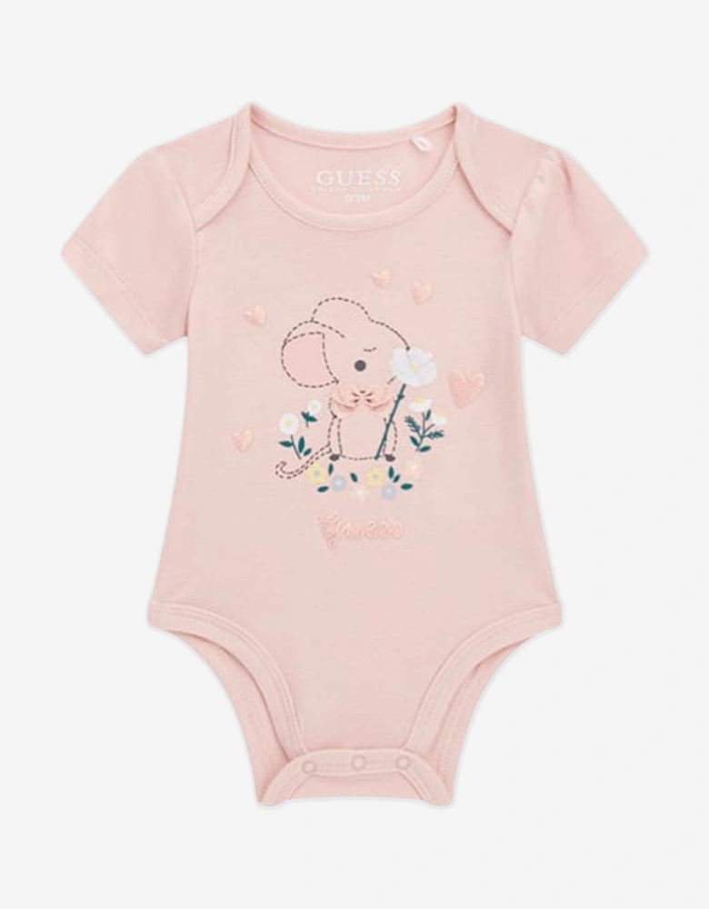 Baby Girls Tracksuit Set in Pink