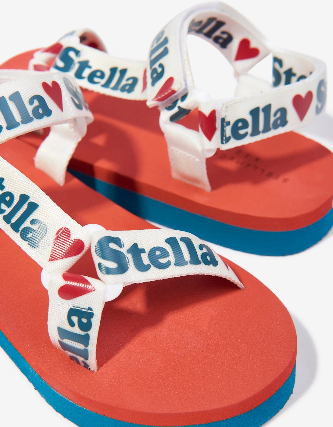 Girls Logo Tape Sandals in Multicolour