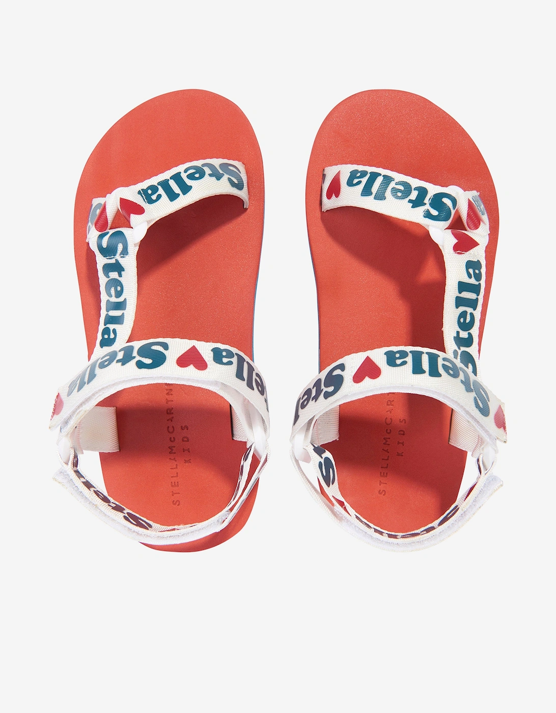 Girls Logo Tape Sandals in Multicolour