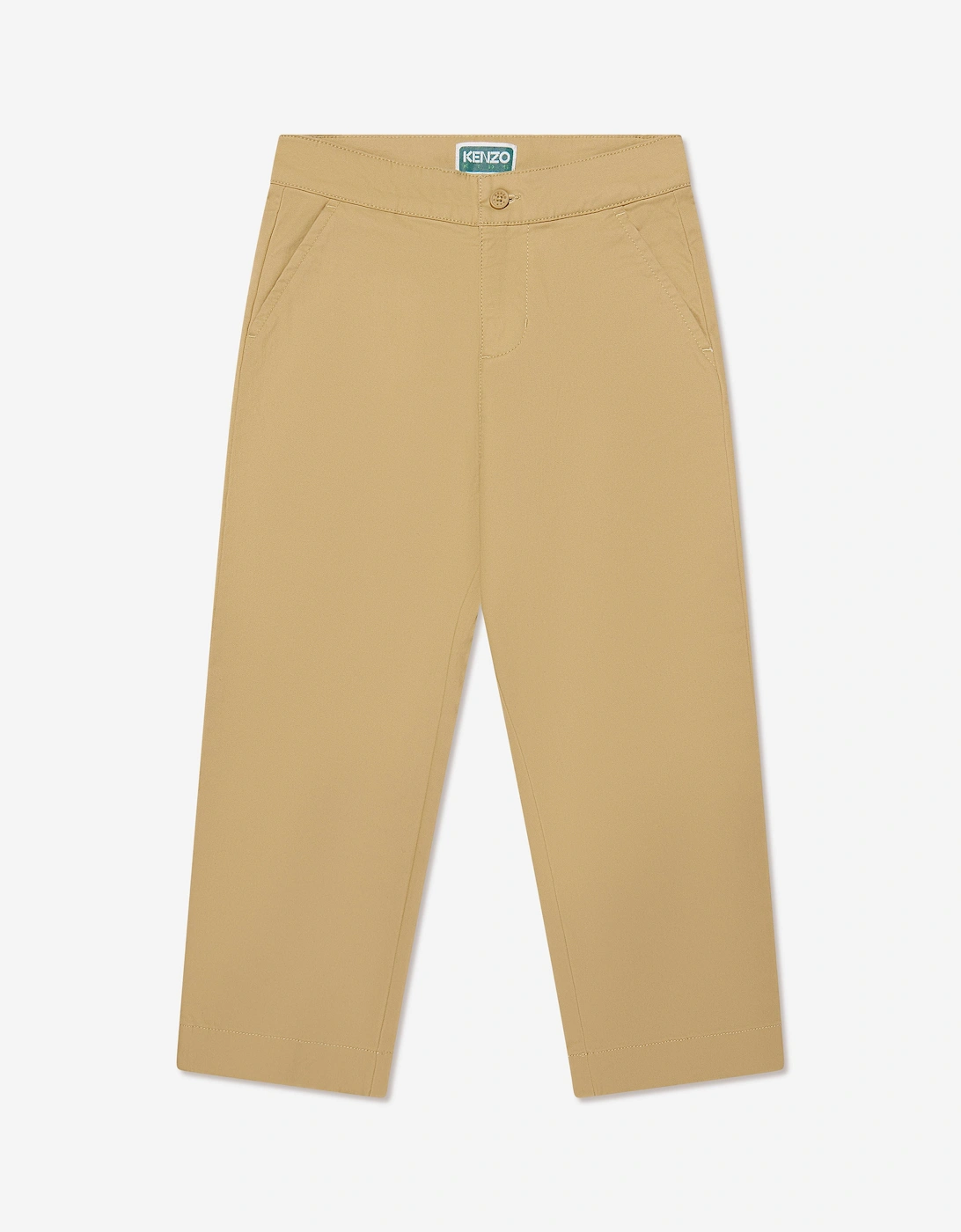 Kids Loose Fit Trousers in Beige, 5 of 4