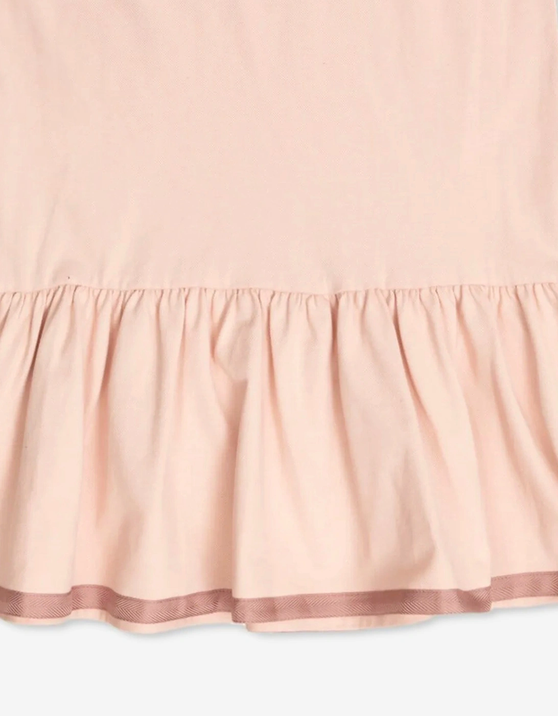 Girls Logo Polo Dress in Pink
