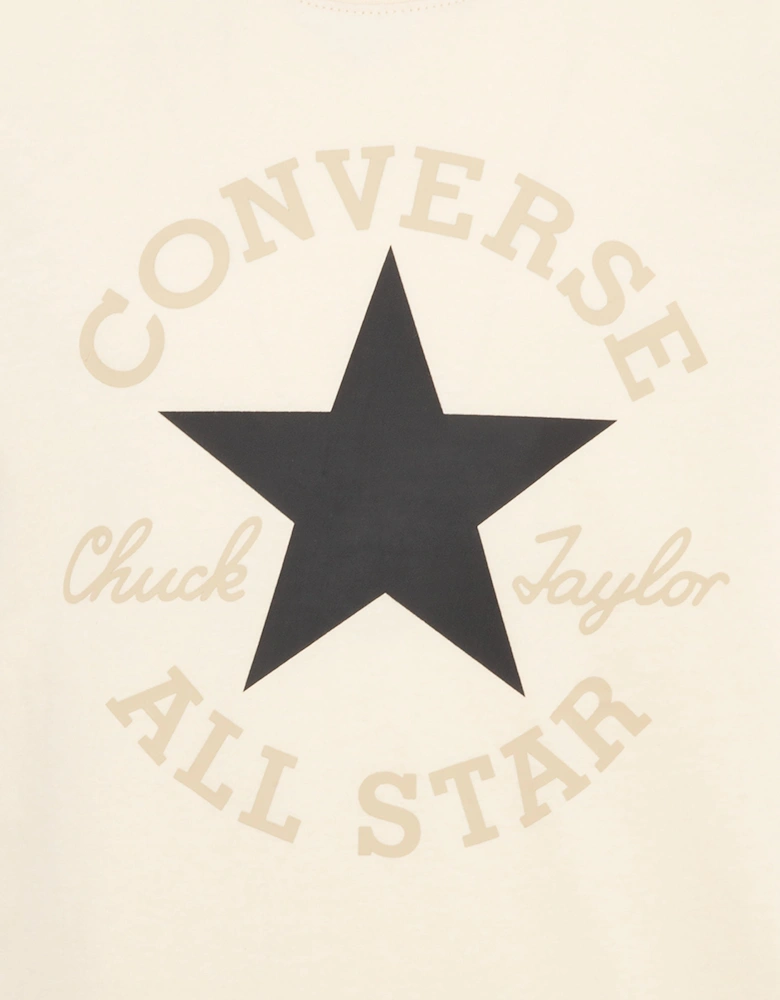 Boys Dissected Chuck Patch T-Shirt in Ivory