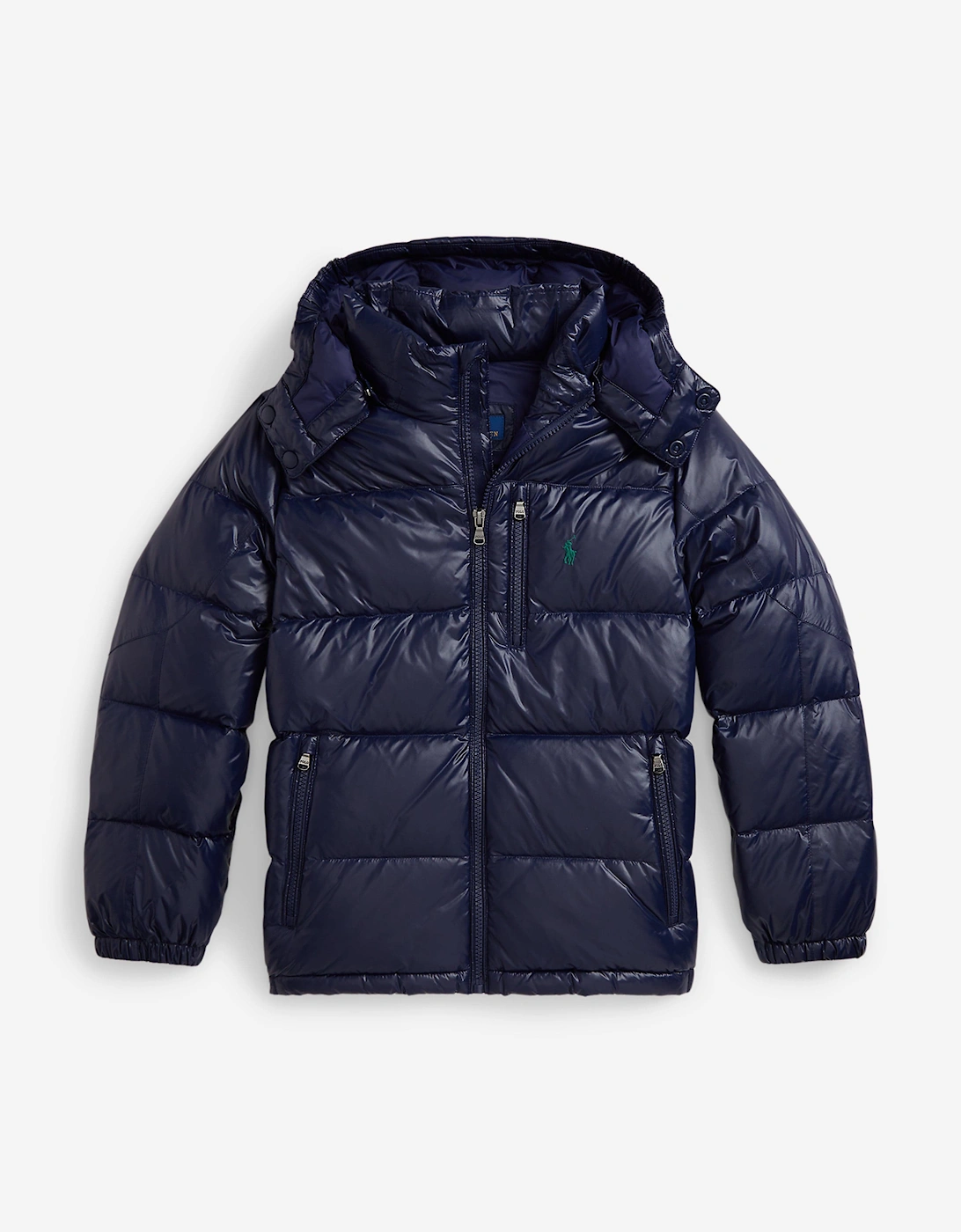Boys Puffer Jacket in Navy, 5 of 4