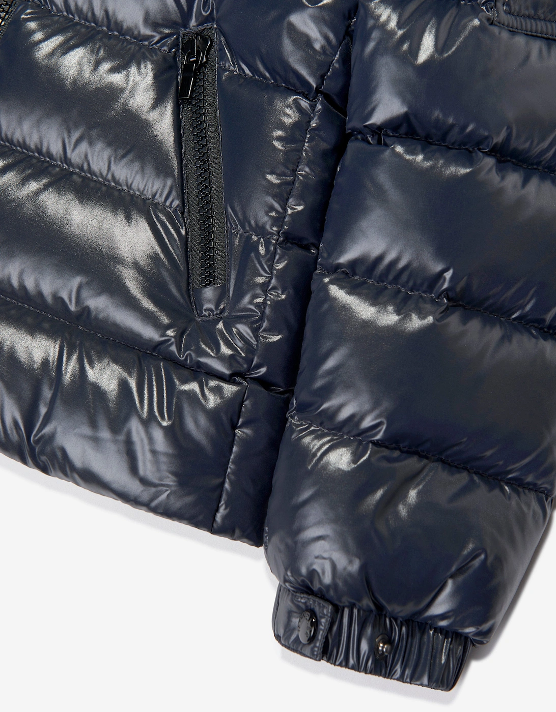 Enfant Girls Down Padded Bady Jacket in Navy