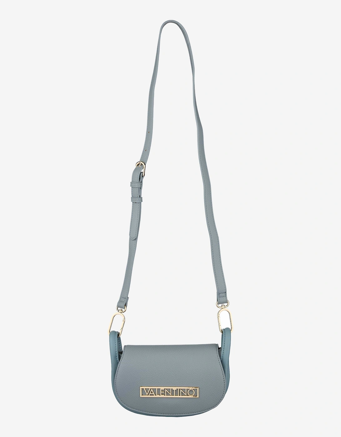 Vinile Flap Bag in Blue (22cm)