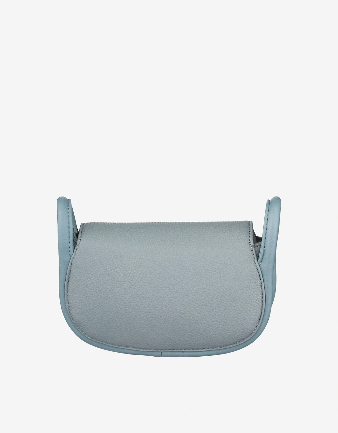 Vinile Flap Bag in Blue (22cm)
