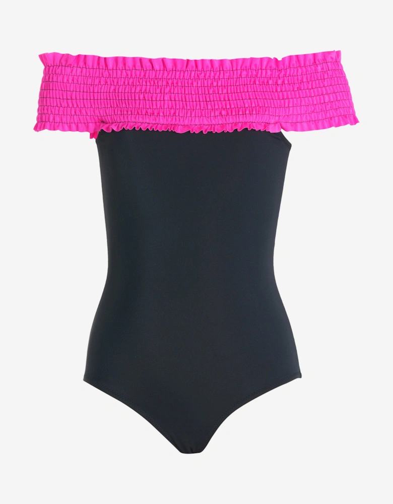 Girls Amber Swimsuit in Black