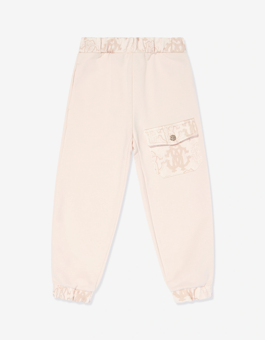 Girls Logo Joggers in Beige